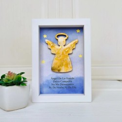 Ángel de la Guarda - Cuadro Decorativo y Protector para Niños