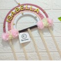 Arcoiris Decorativo Porta Ganchos de Pelo - personalizable con nombre